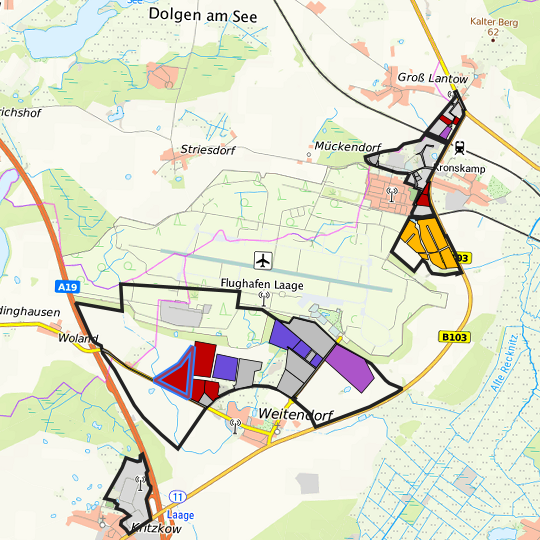 Detaildarstellung der gesuchten Gewerbefläche
